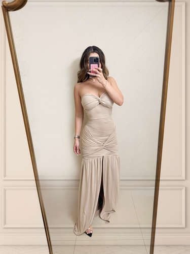 Barbara strapless mermaid dress